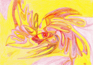 "Visage" - crayons de couleurs "Visage" - crayons de couleurs - Sarah Pierre-Louis